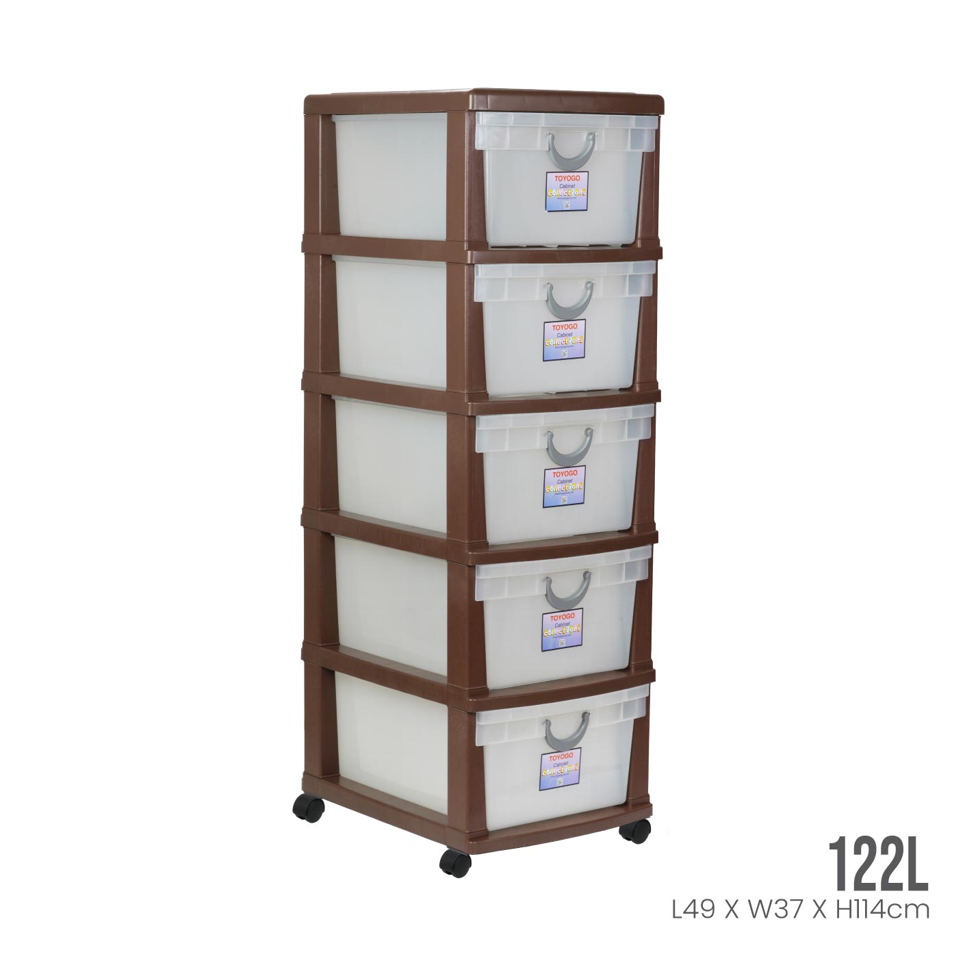 5 TIER U-TY STOCKER W/WHL (604-5)