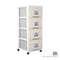 4 TIER CLASSIC CABINET W/WHEELS (607-4)