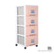 4 TIER CLASSIC CABINET W/WHEELS (607-4)