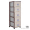 5 TIER CLASSIC CABINET W/WHEELS (607-5)