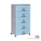 5 TIER WIBBY CABINET W/WHEELS (609-5)