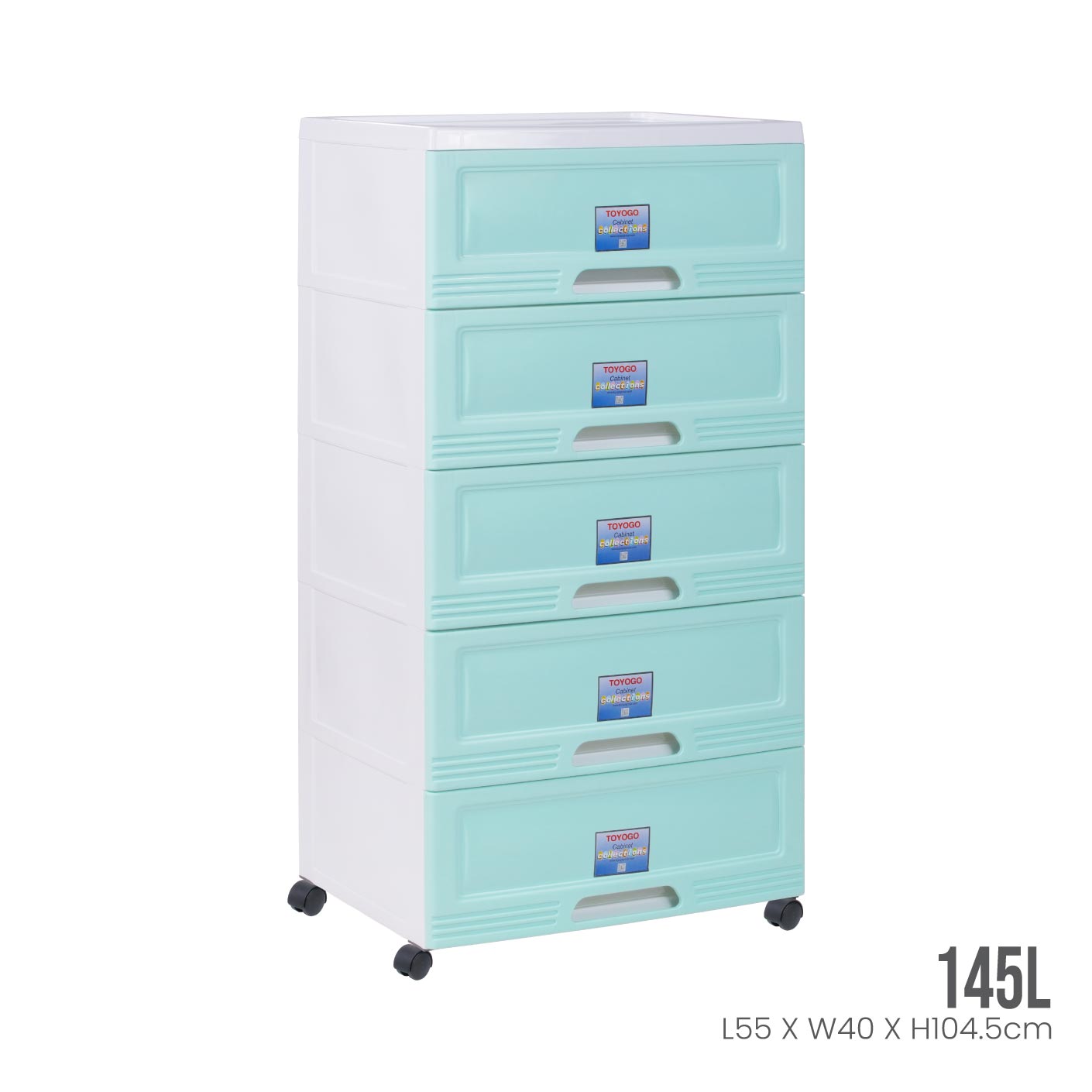 5 TIER WIBBY CABINET W/WHEELS (609-5)