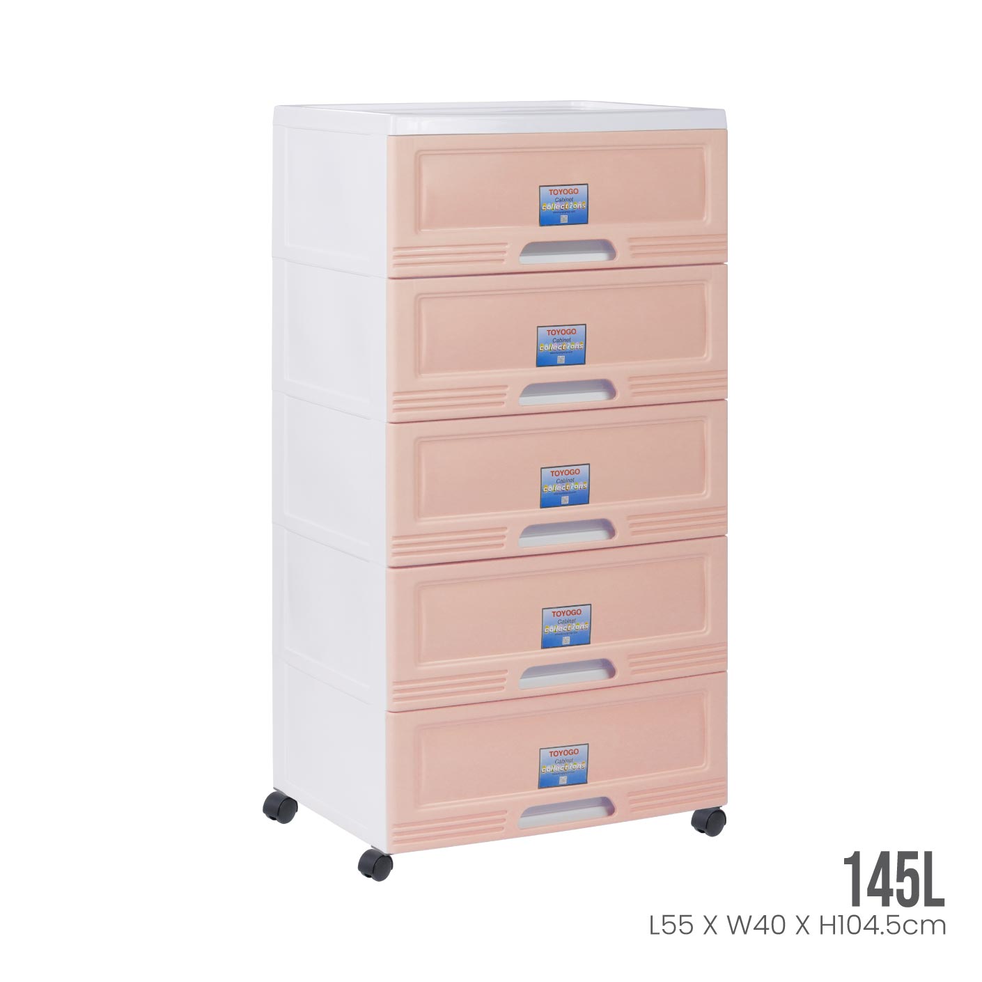 5 TIER WIBBY CABINET W/WHEELS (609-5)