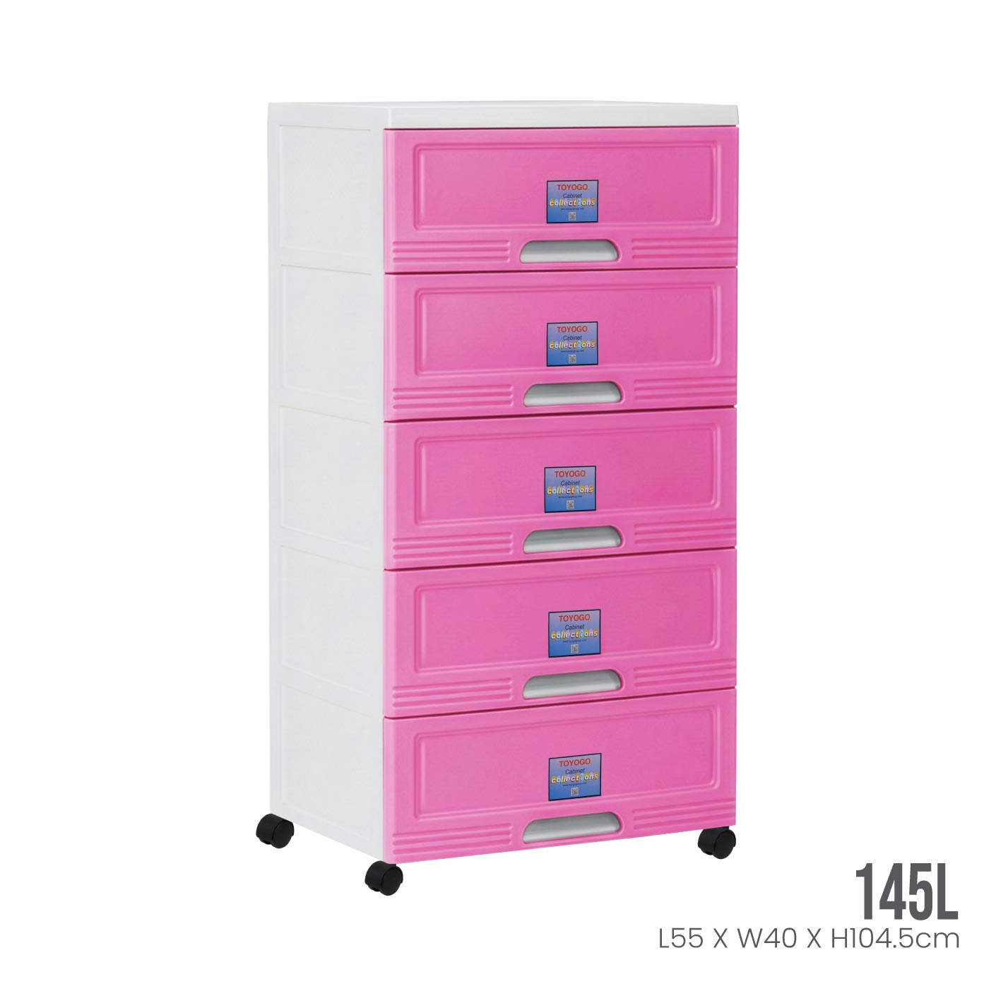 5 TIER WIBBY CABINET W/WHEELS (609-5)