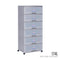 6 TIER WIBBY CABINET W/WHEELS (609-6)