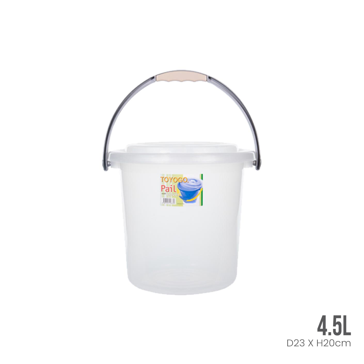 PIN PIN PAIL W/COVER 6L (631-WC)