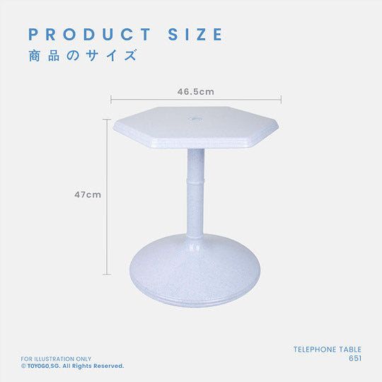 PARAGON TABLE (OCTAGAN) (651)