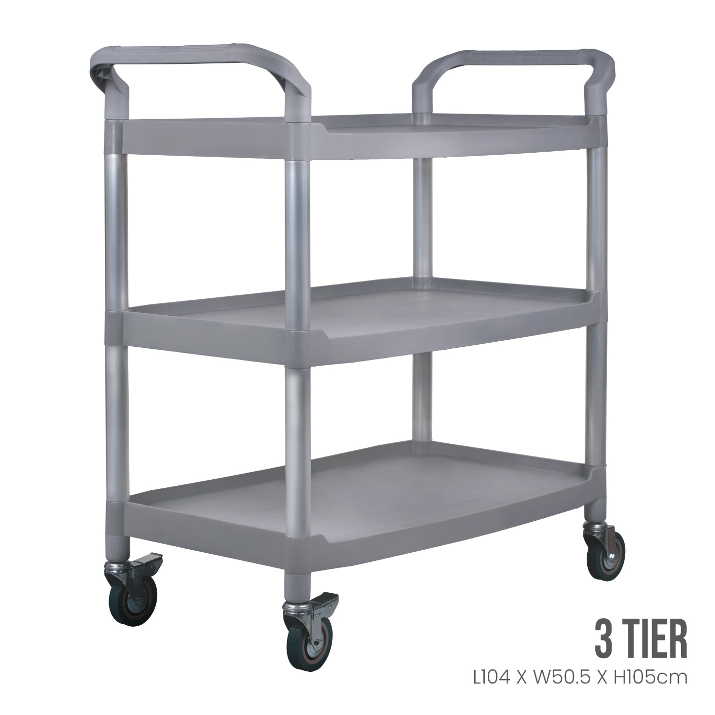 3 TIER CATERING CART W/WHLS (683)