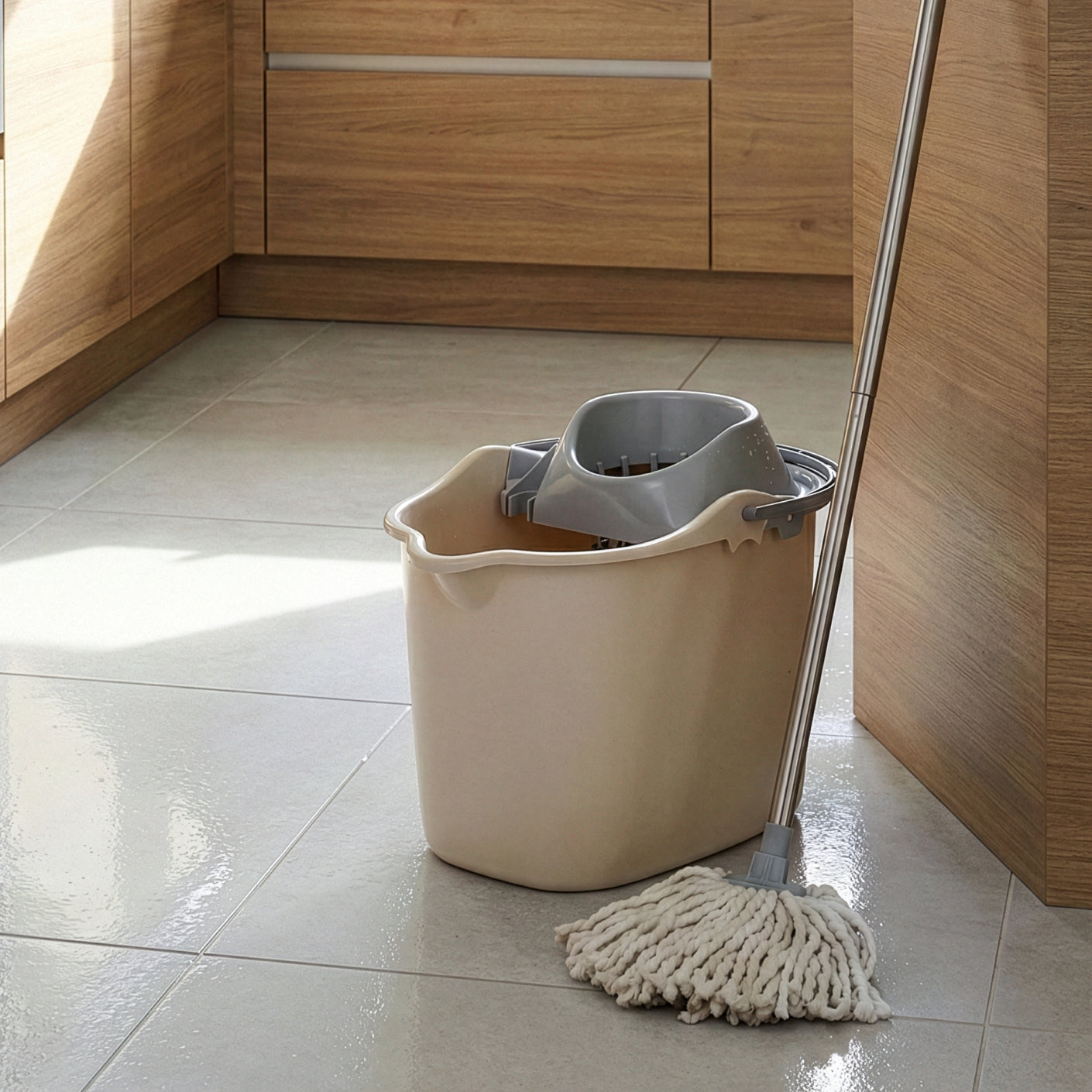 MOTON MOPPING PAIL W/WHEELS (7005)