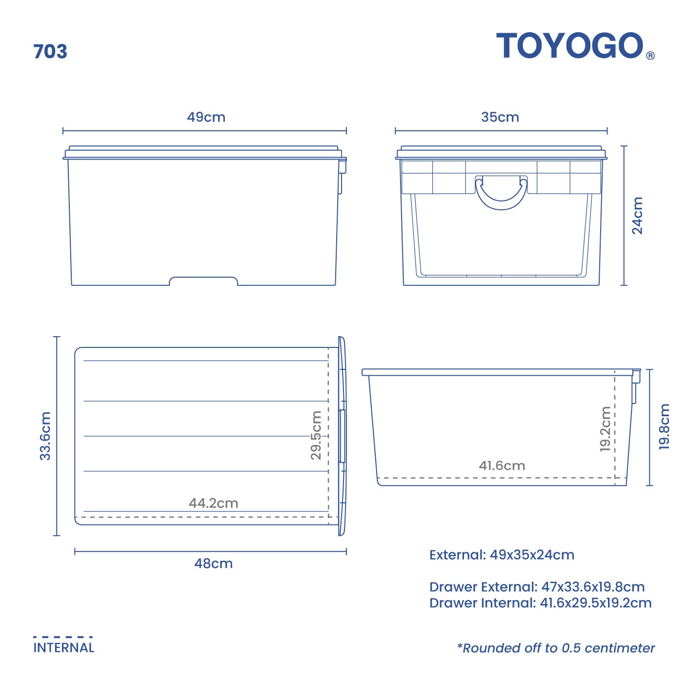 MENTON DRAWER BOX (S) (703)