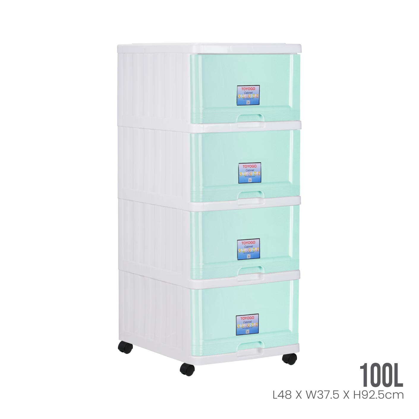 4 TIER MENTON DRAWER W/WHLS (707-4)