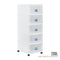 5 TIER MENTON DRAWER W/WHLS (709-5)
