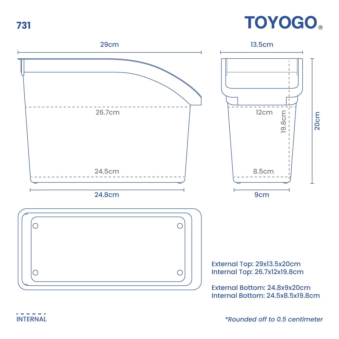 BOX COLLECTION HOLDER (731)