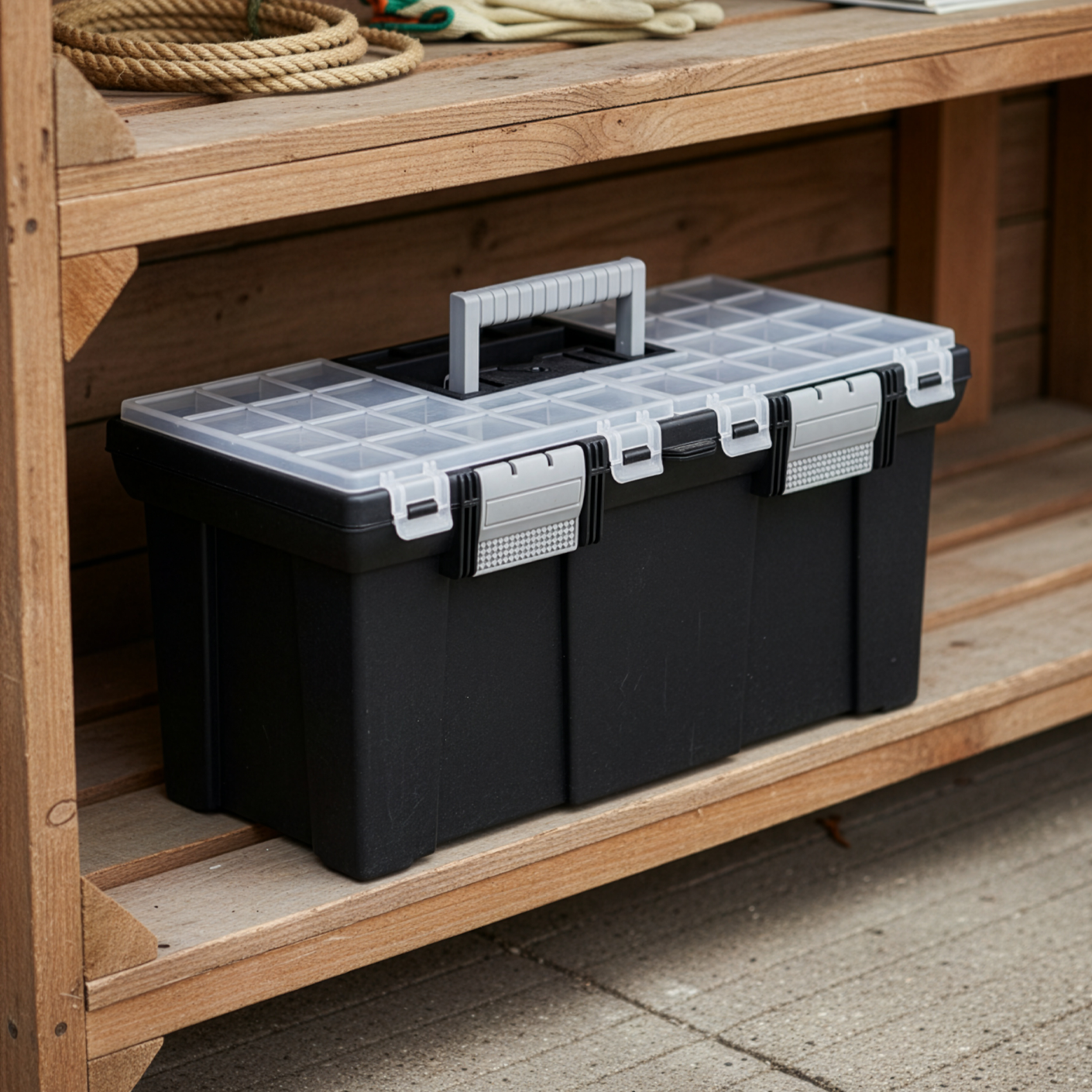 MULTI COMP. TOOL BOX (L) (7711)