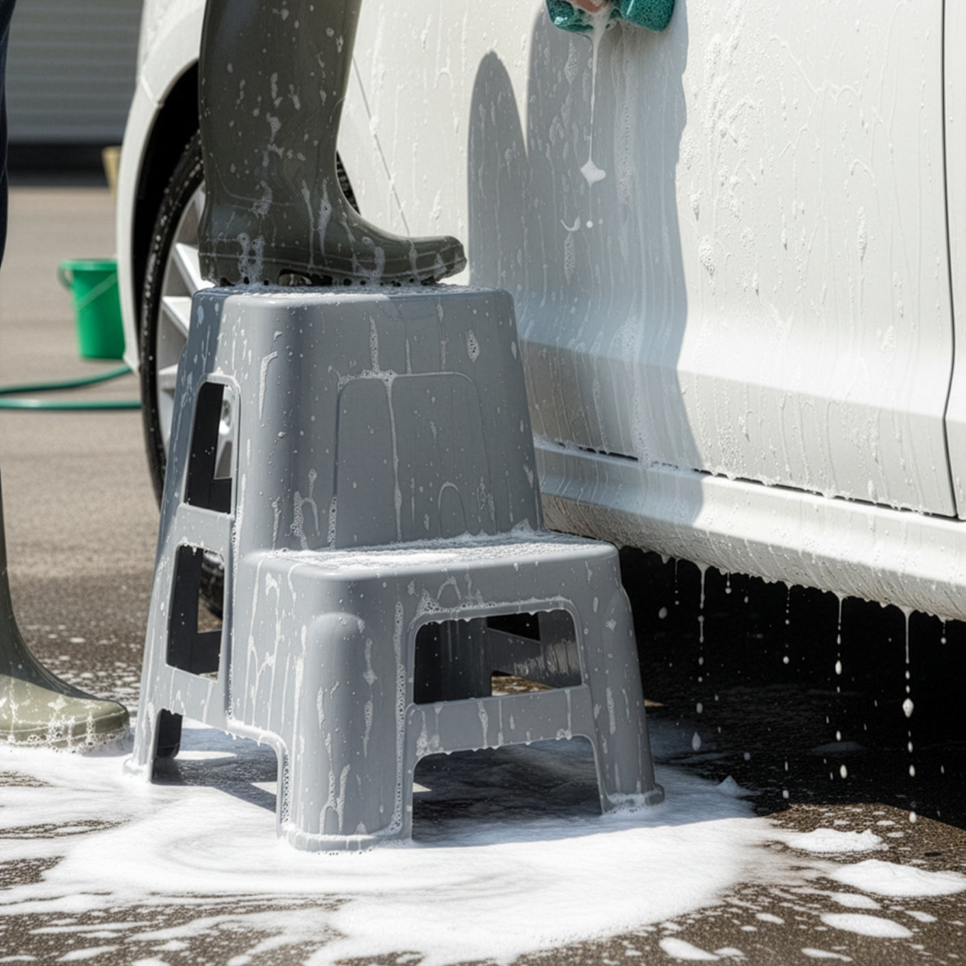 2 STEP LADDER/STOOL (7742)