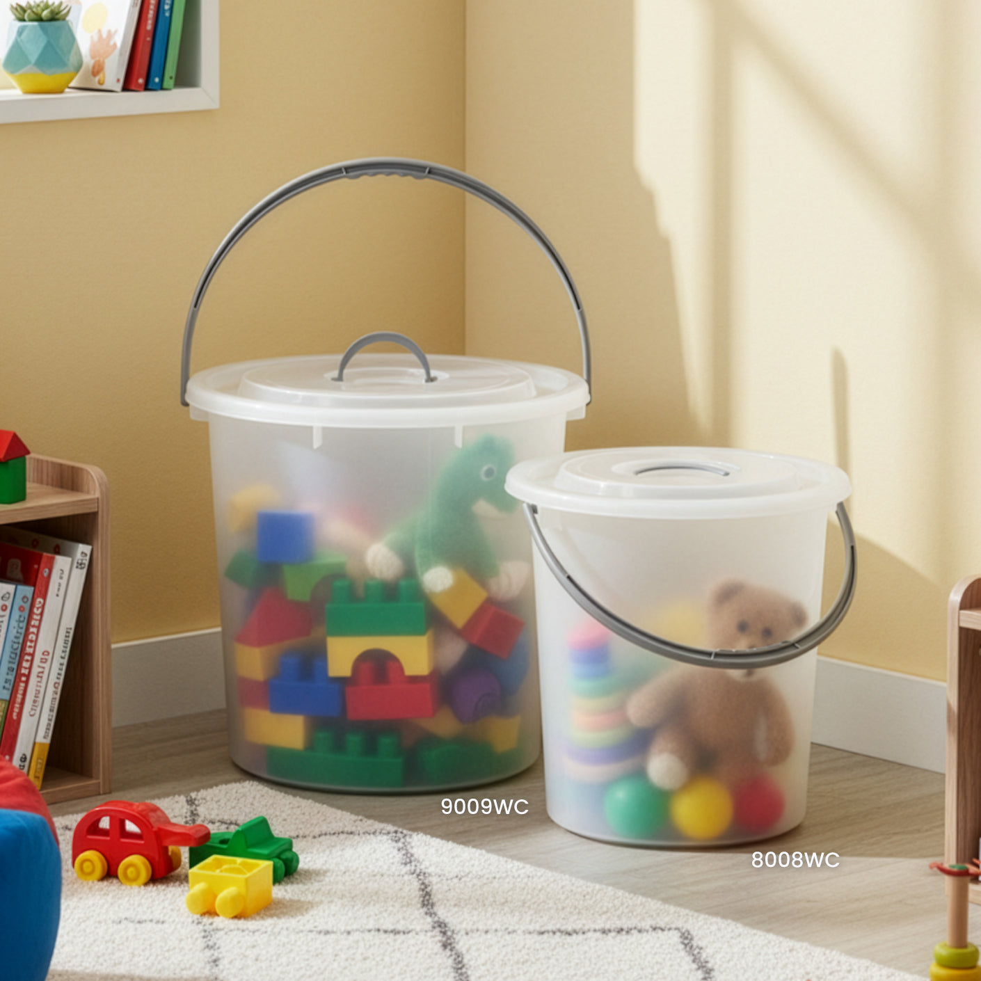 PAIL W/COVER 8 GAL (8008-WC)