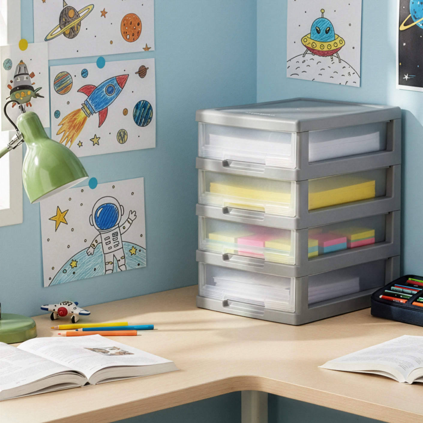 ORDINA 4 TIER OFFICE DRAWER (801-4)