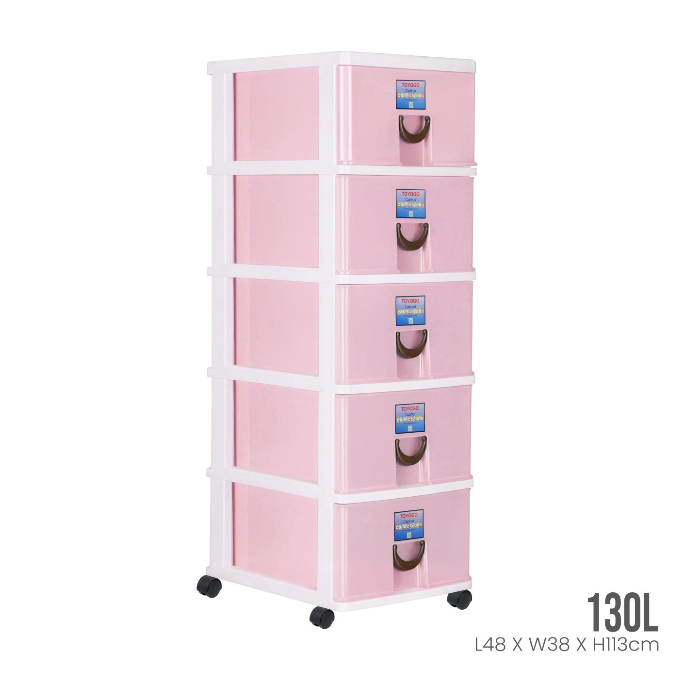 5 TIER STOCKER W/WHEELS (803-5)