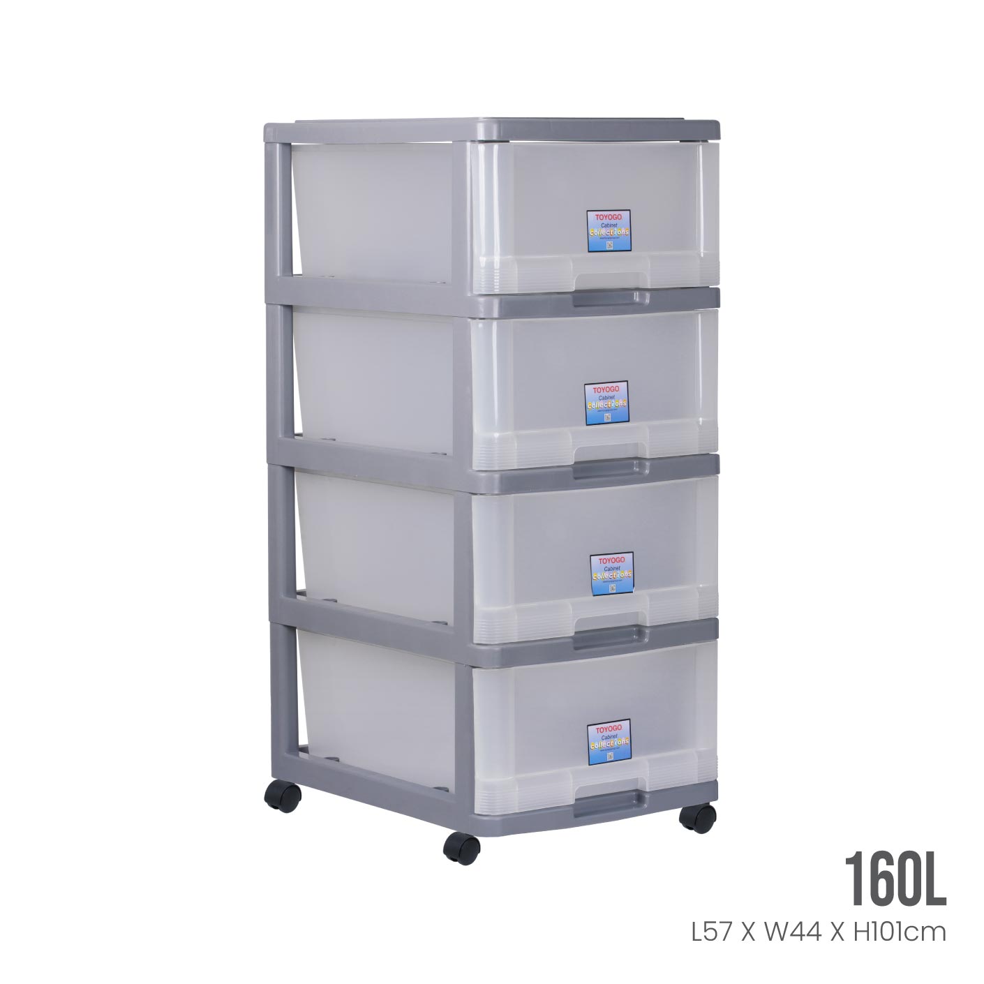 4 TIER MENTON DRAWER W/WHL (807-4)