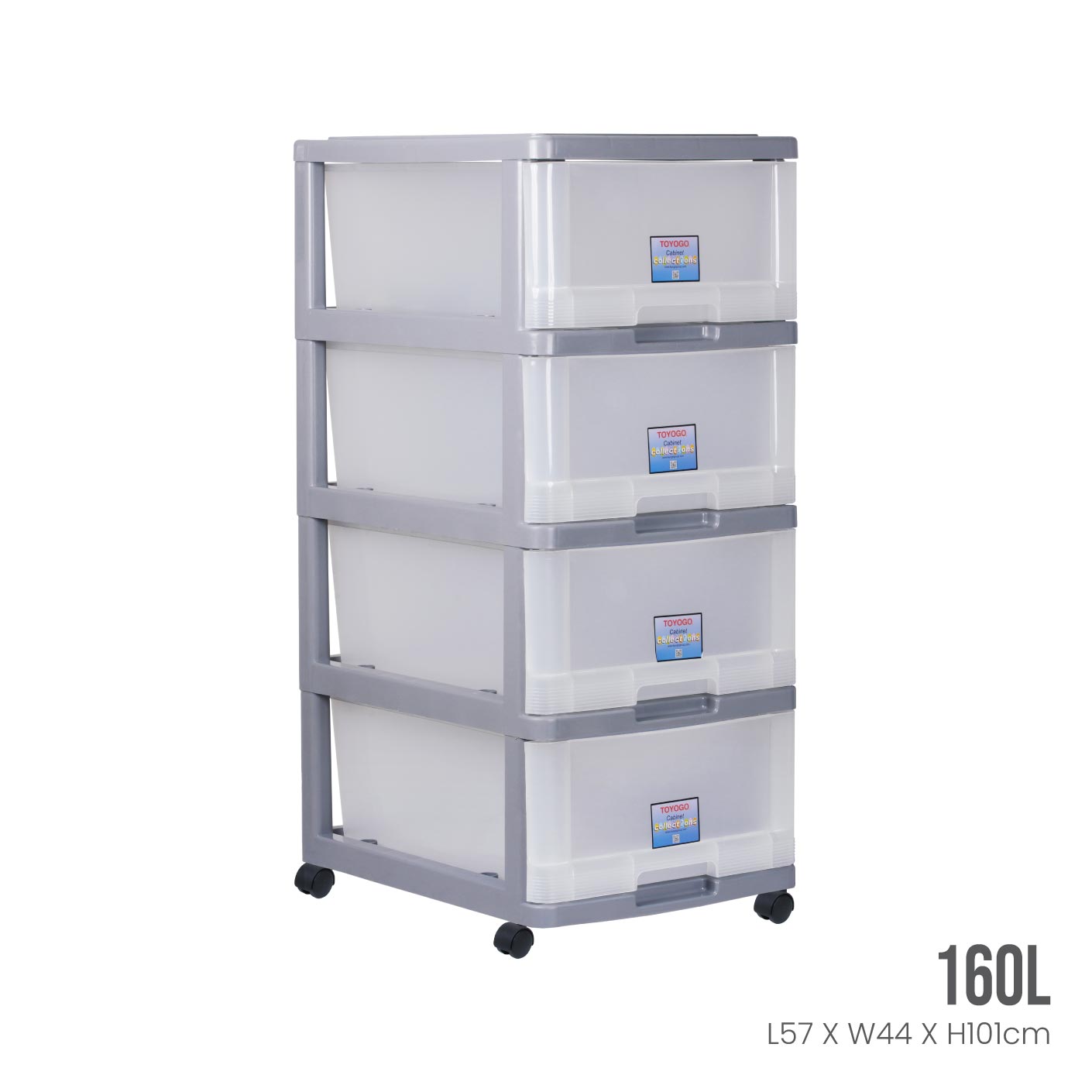 4 TIER MENTON DRAWER W/WHL (807-4)