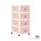 4 TIER MENTON DRAWER W/WHL (807-4)