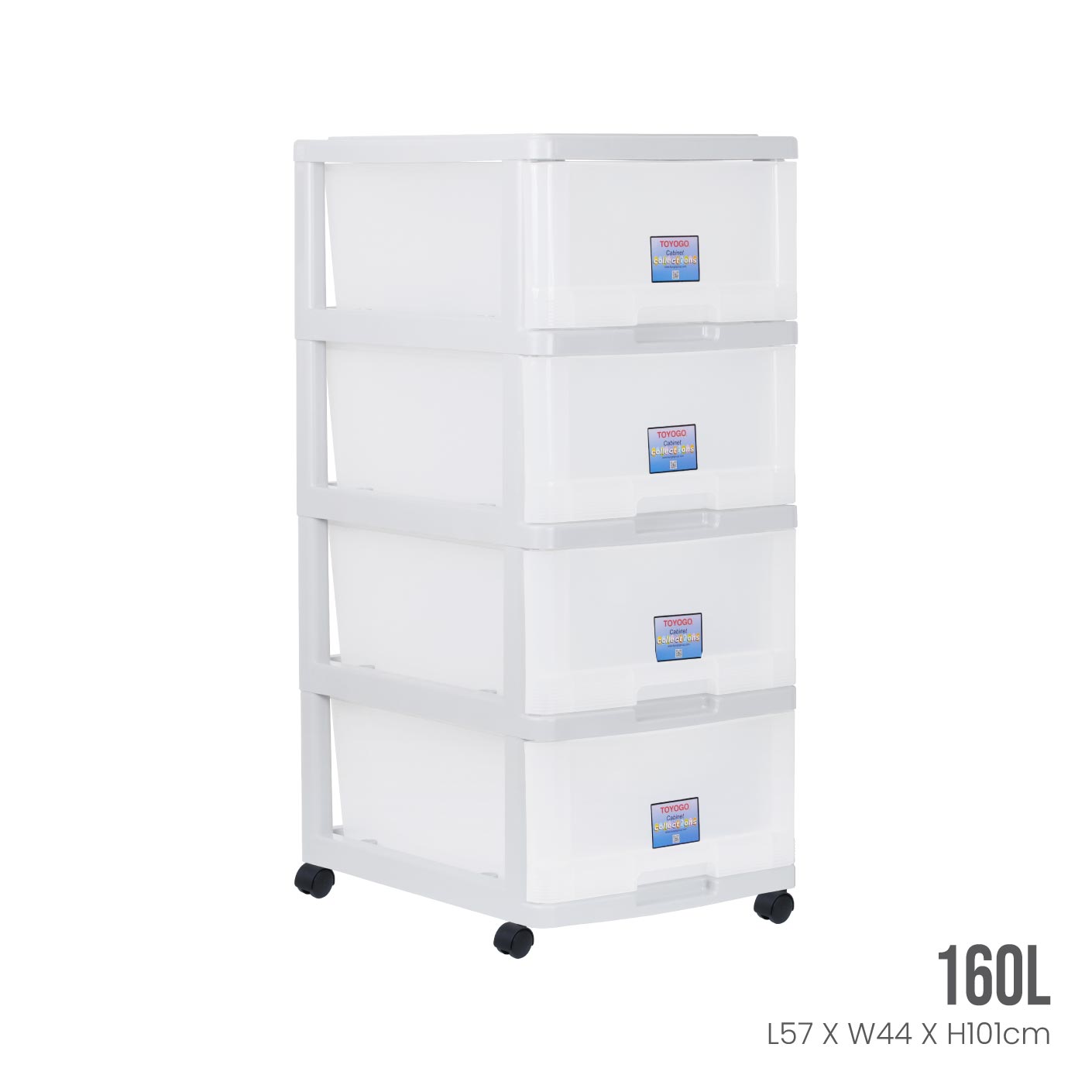 4 TIER MENTON DRAWER W/WHL (807-4)