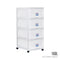 4 TIER MENTON DRAWER W/WHL (807-4)