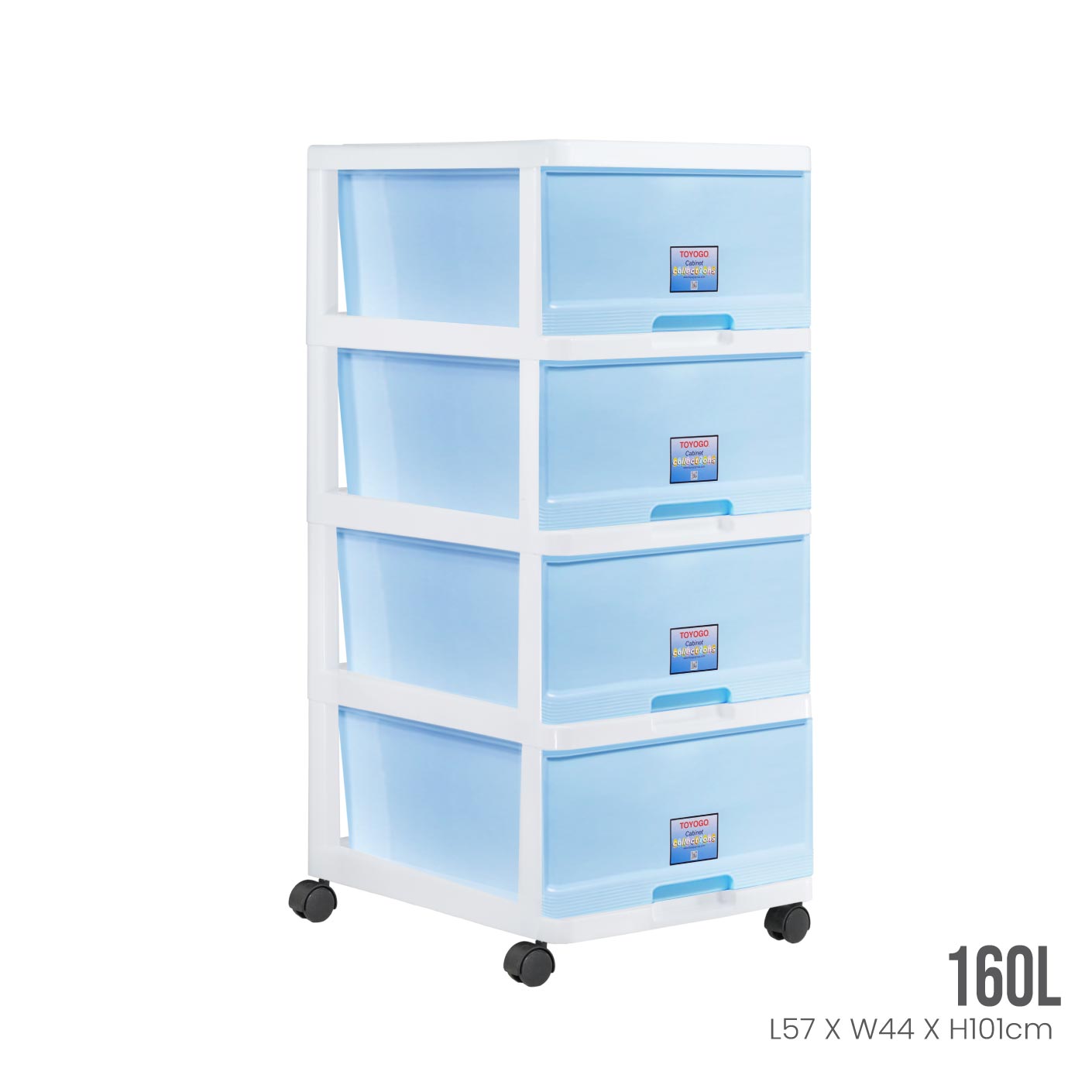 4 TIER MENTON DRAWER W/WHL (807-4)