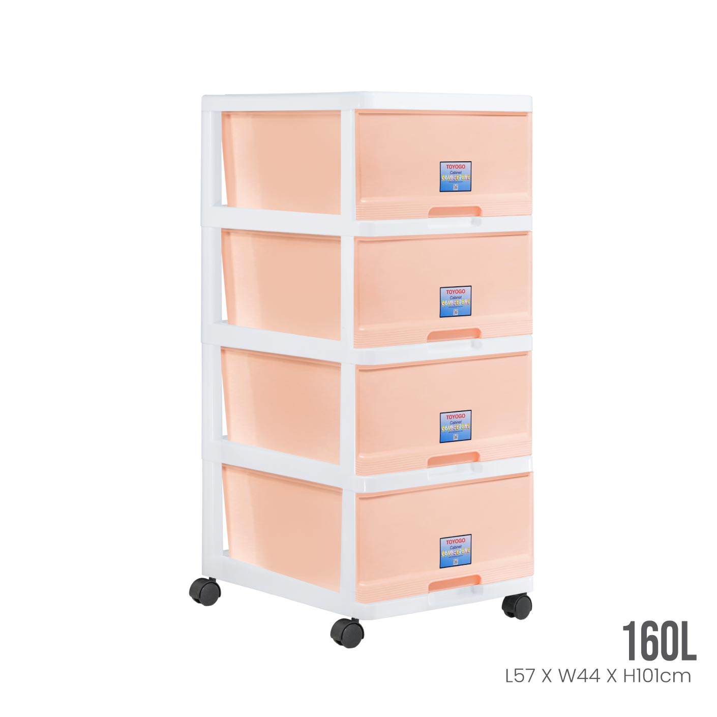 4 TIER MENTON DRAWER W/WHL (807-4)