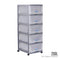 5 TIER MENTON DRAWER W/WHL (807-5)