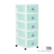 5 TIER MENTON DRAWER W/WHL (807-5)