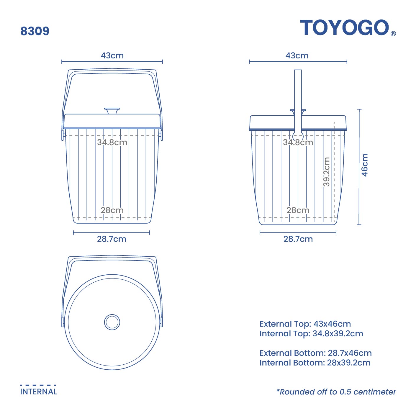 HOT & COOL BUCKET 31L (8309)