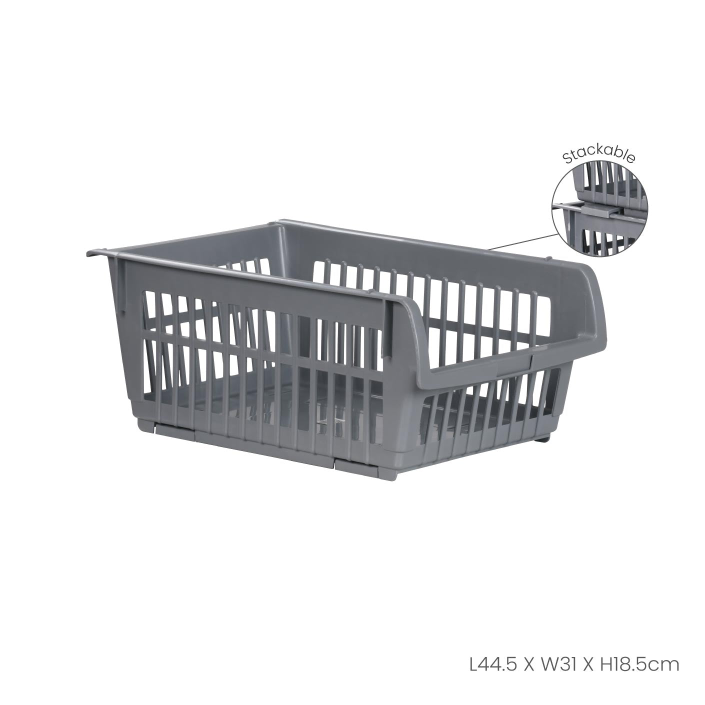 STACKABLE SPACE BASKET (8406)