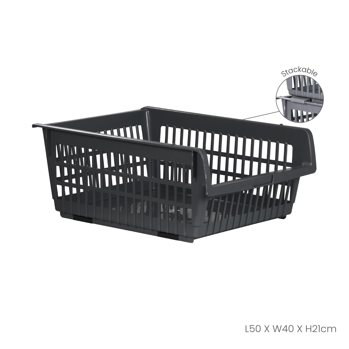 STACKABLE SPACE BASKET (8407)