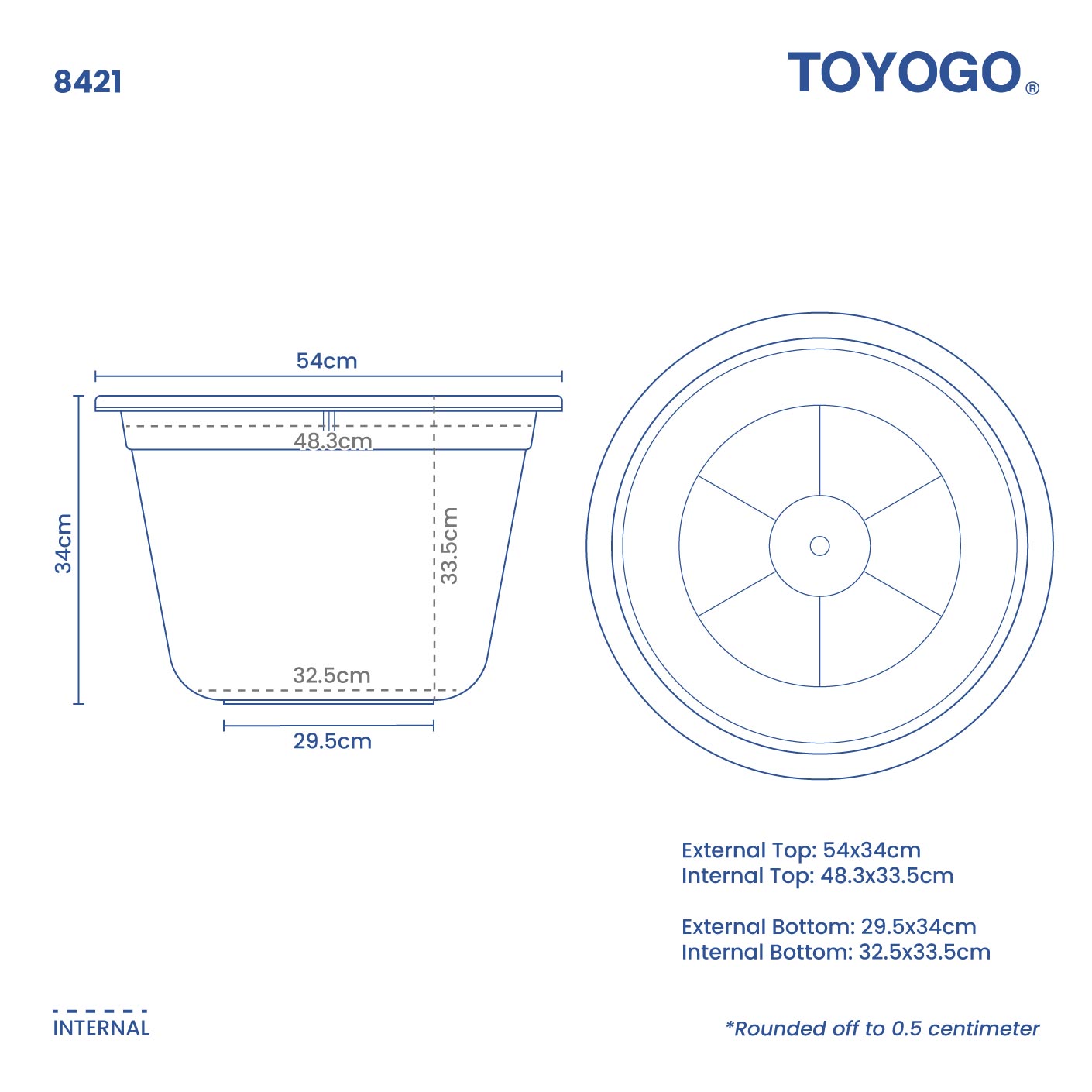 BASIN 21 INCH (DEEP) (8421)