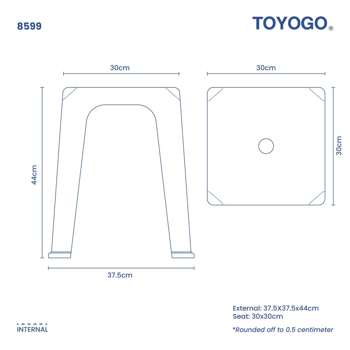 SQUARETY STOOL (8599)