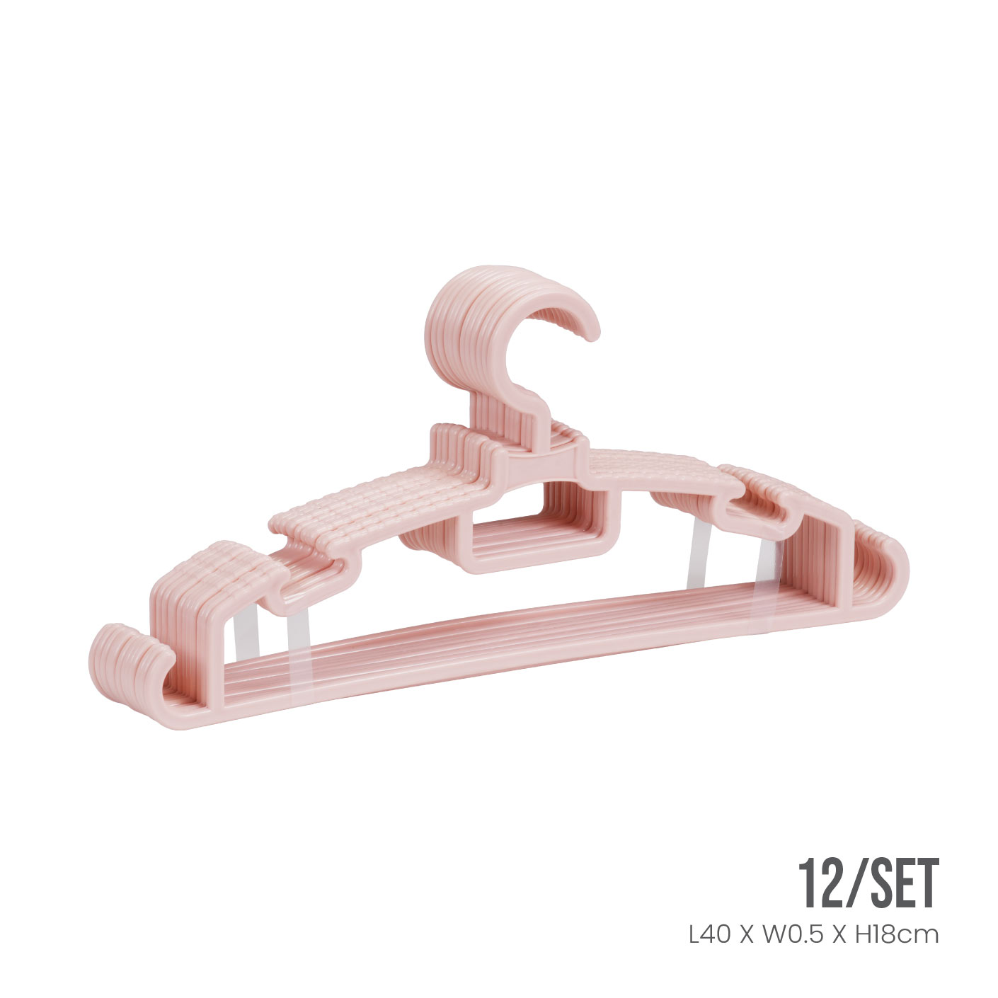 12S SLIM DURABLE HANGER (86-12P)