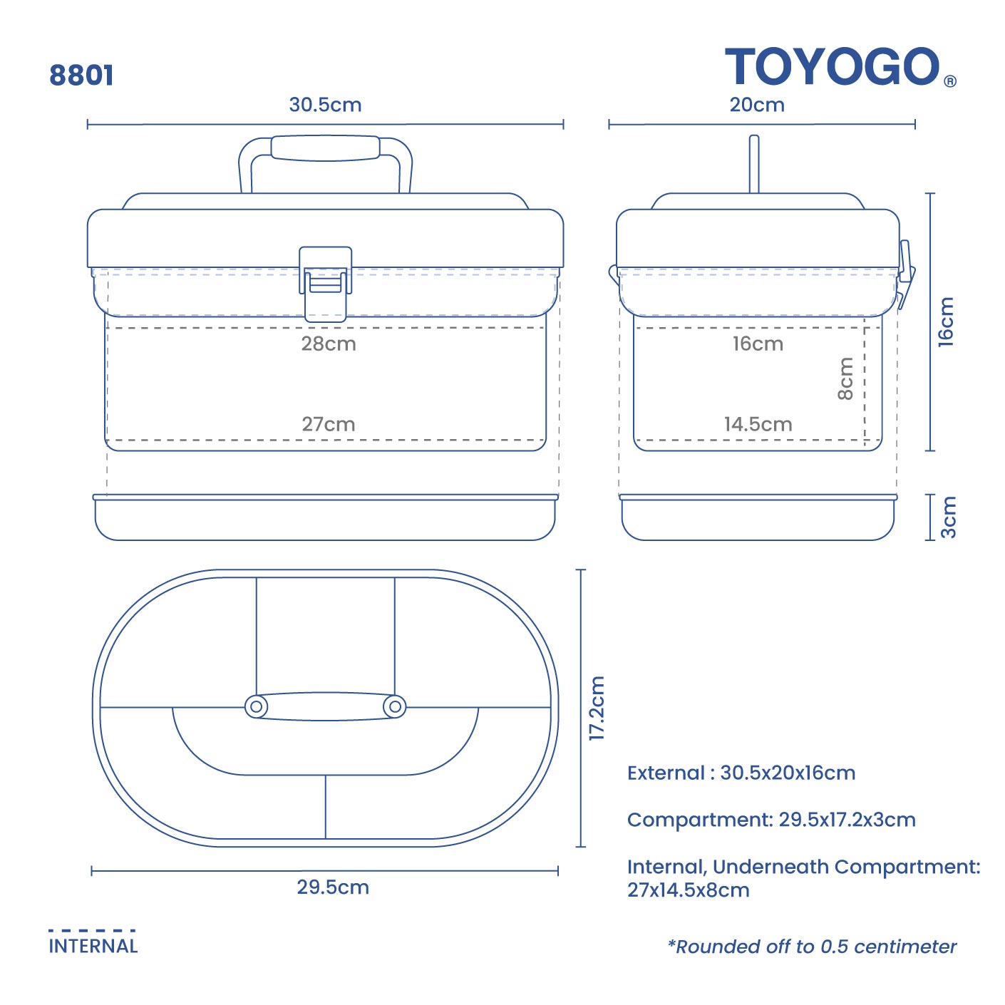 THE IDEAL CASE BOX OV (8801)