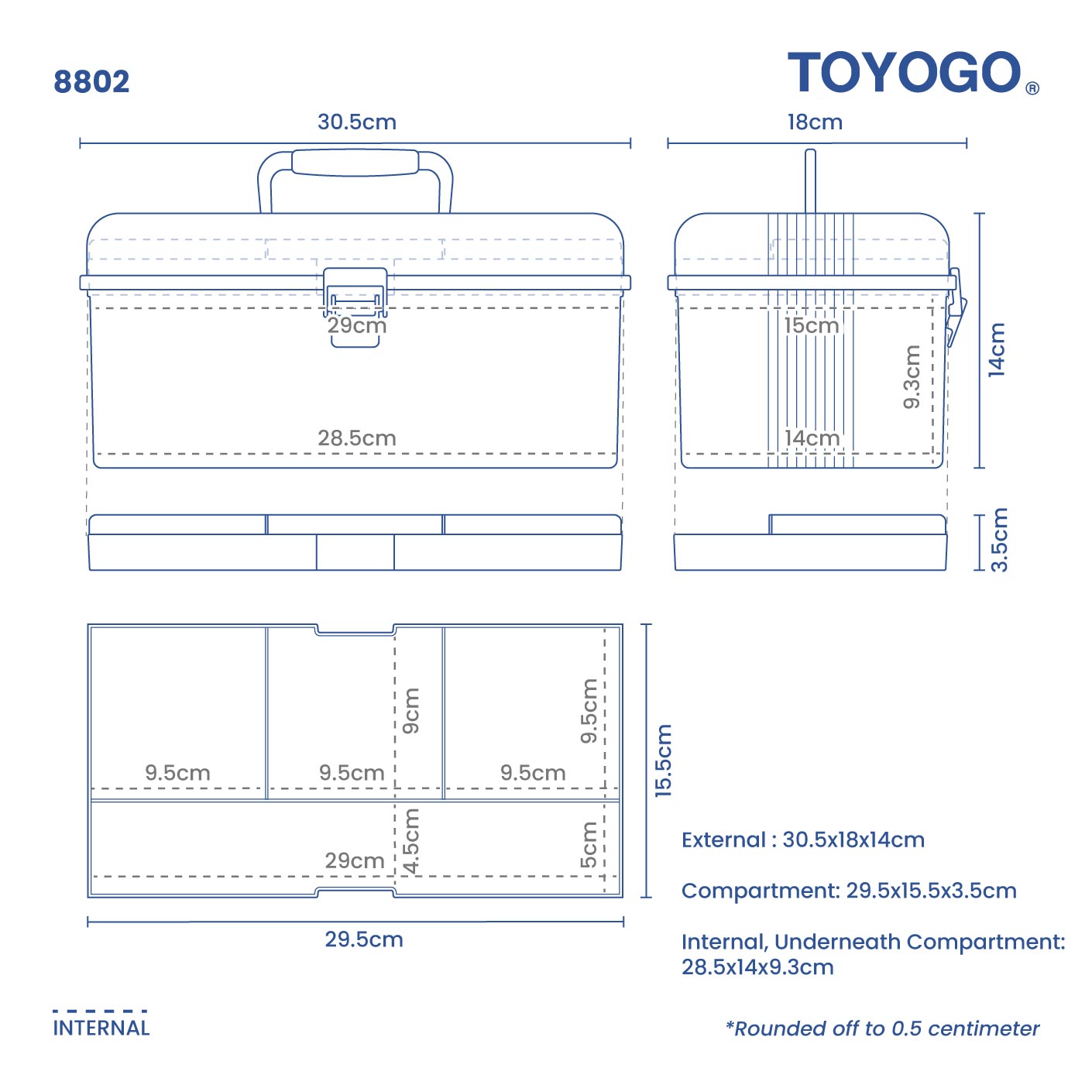 IDEAL CASE BOX RT (8802)