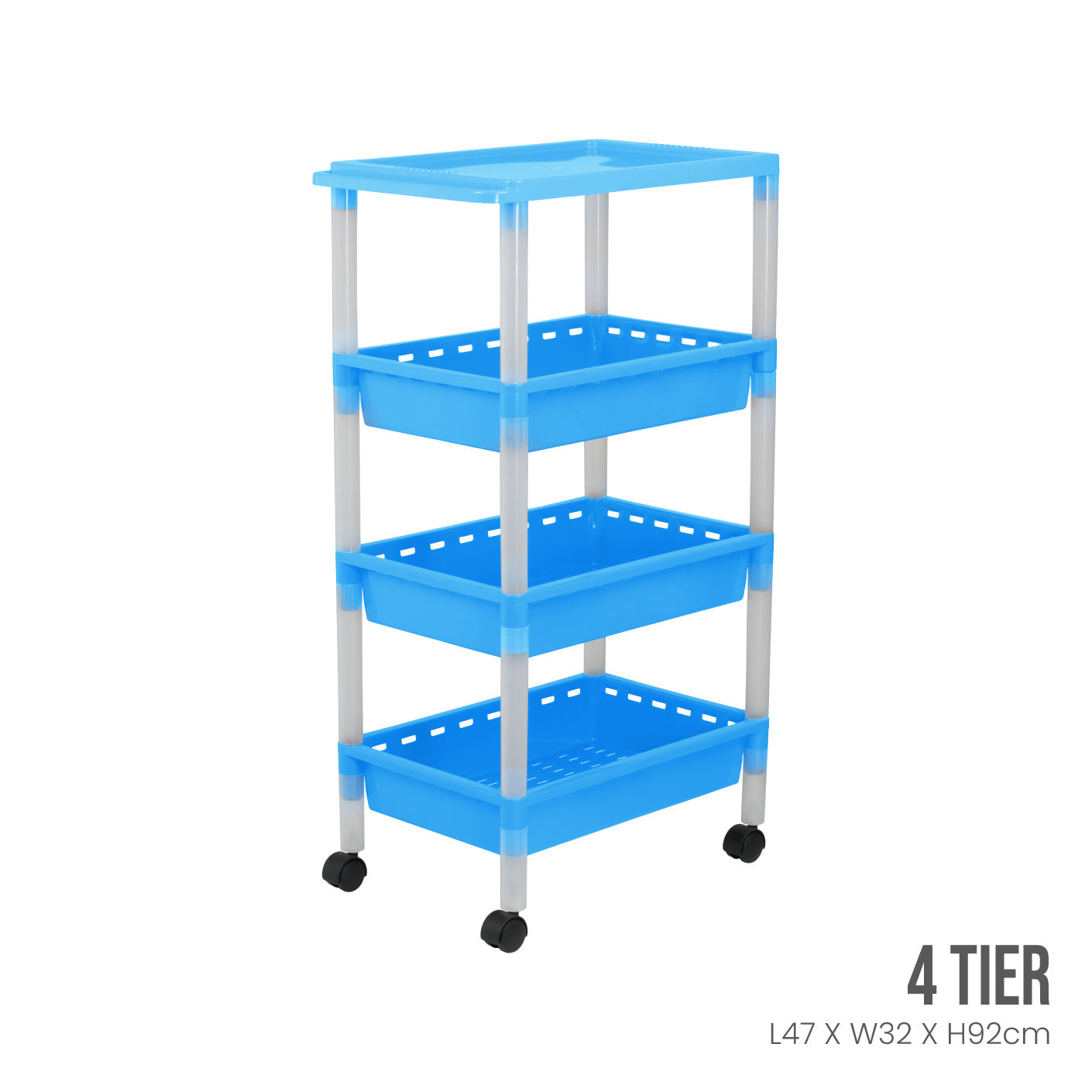 4TIER TIM SUM TROLLEY (885-4)