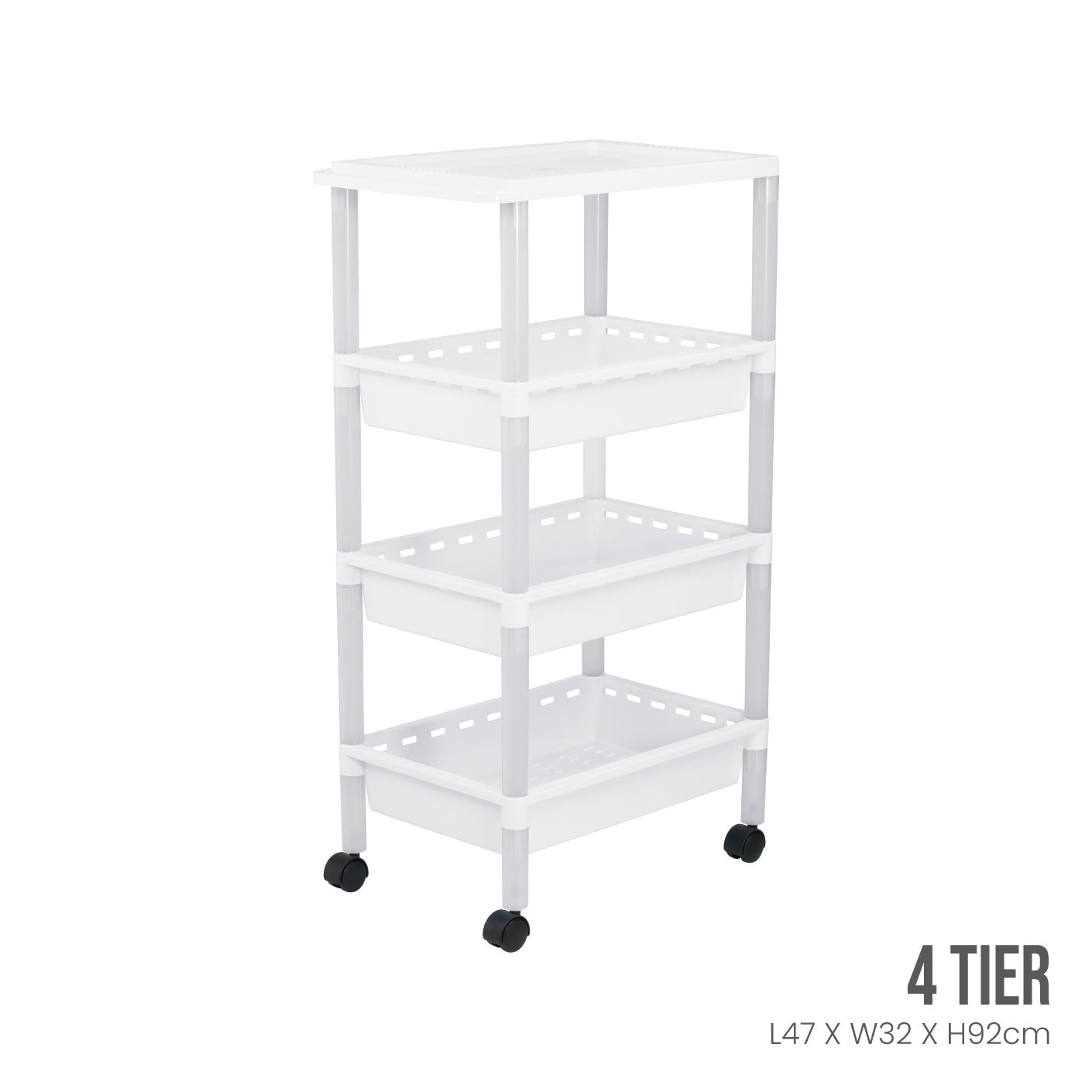 4TIER TIM SUM TROLLEY (885-4)