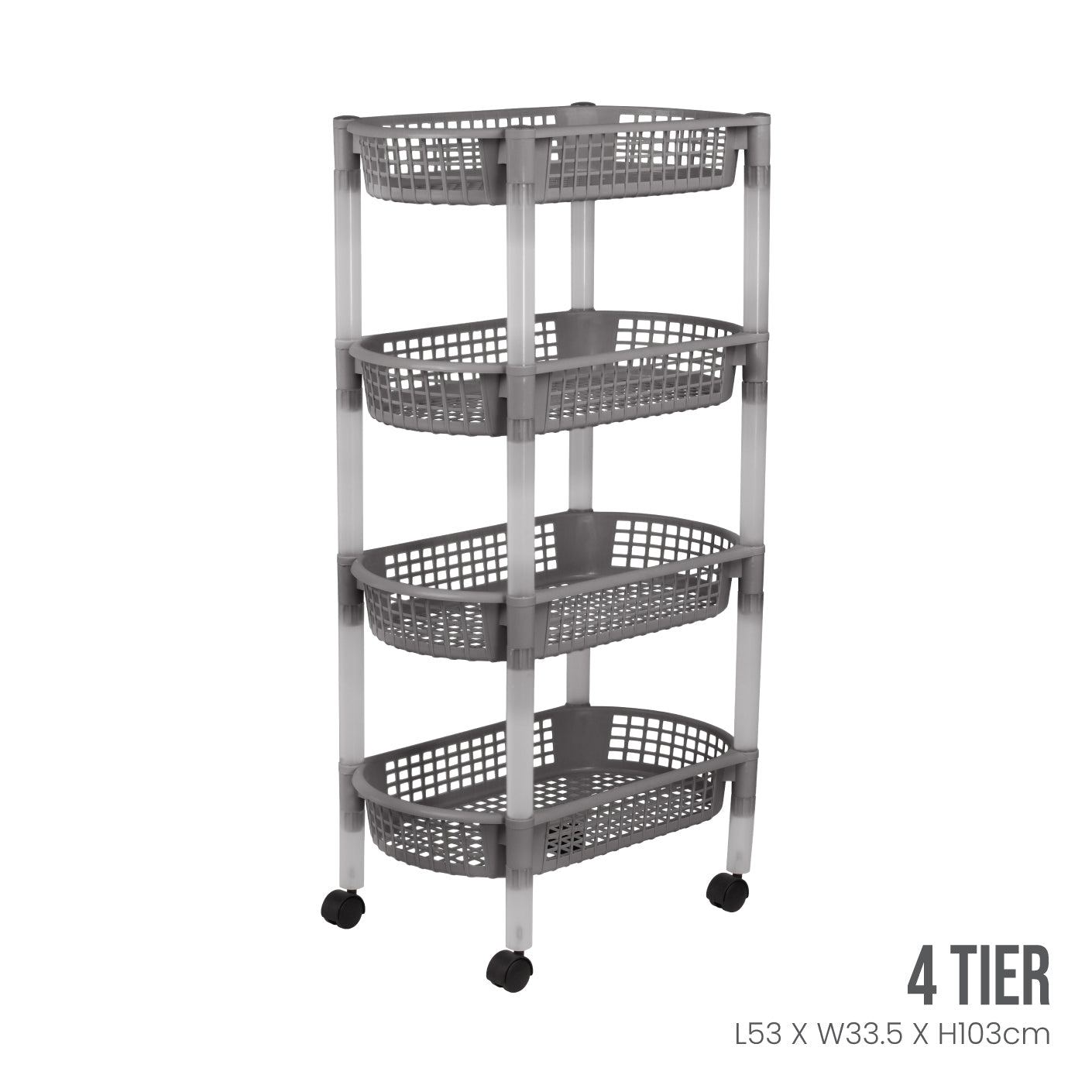 4 TIER PLACER TROLLEY (886-4)