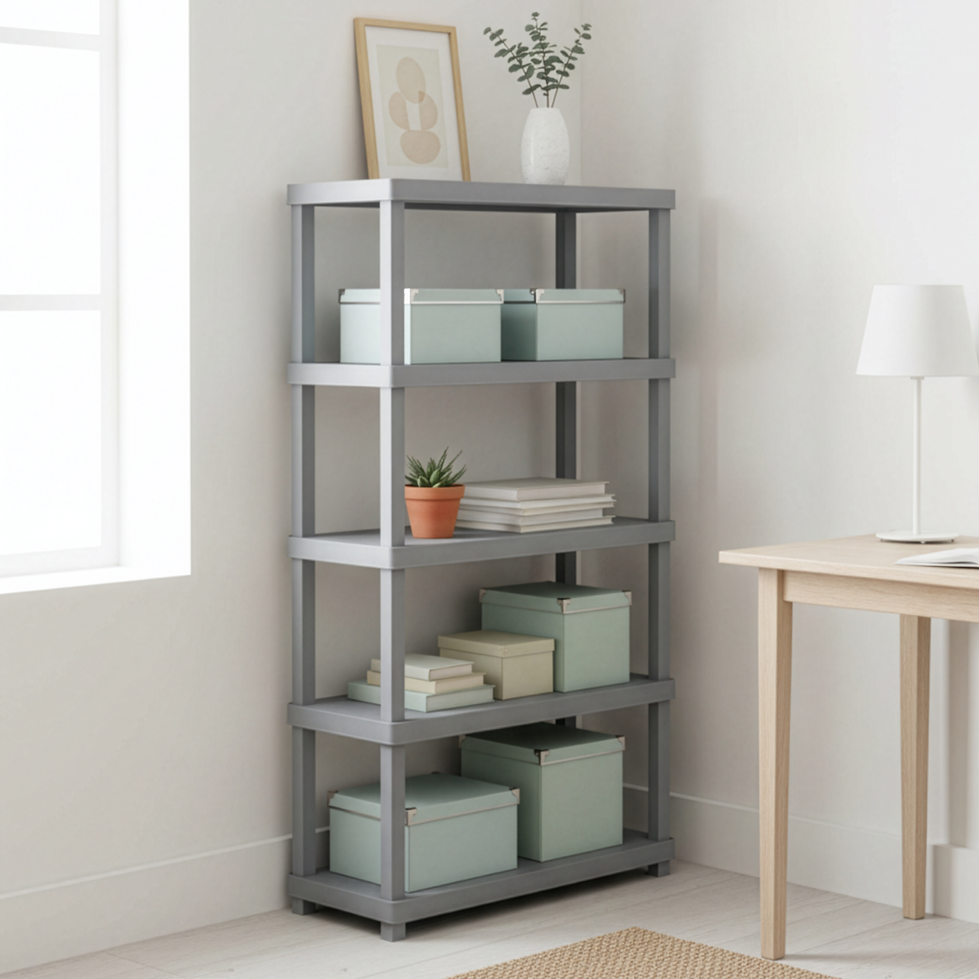 4 TIER SHELVING DIY (892-4)