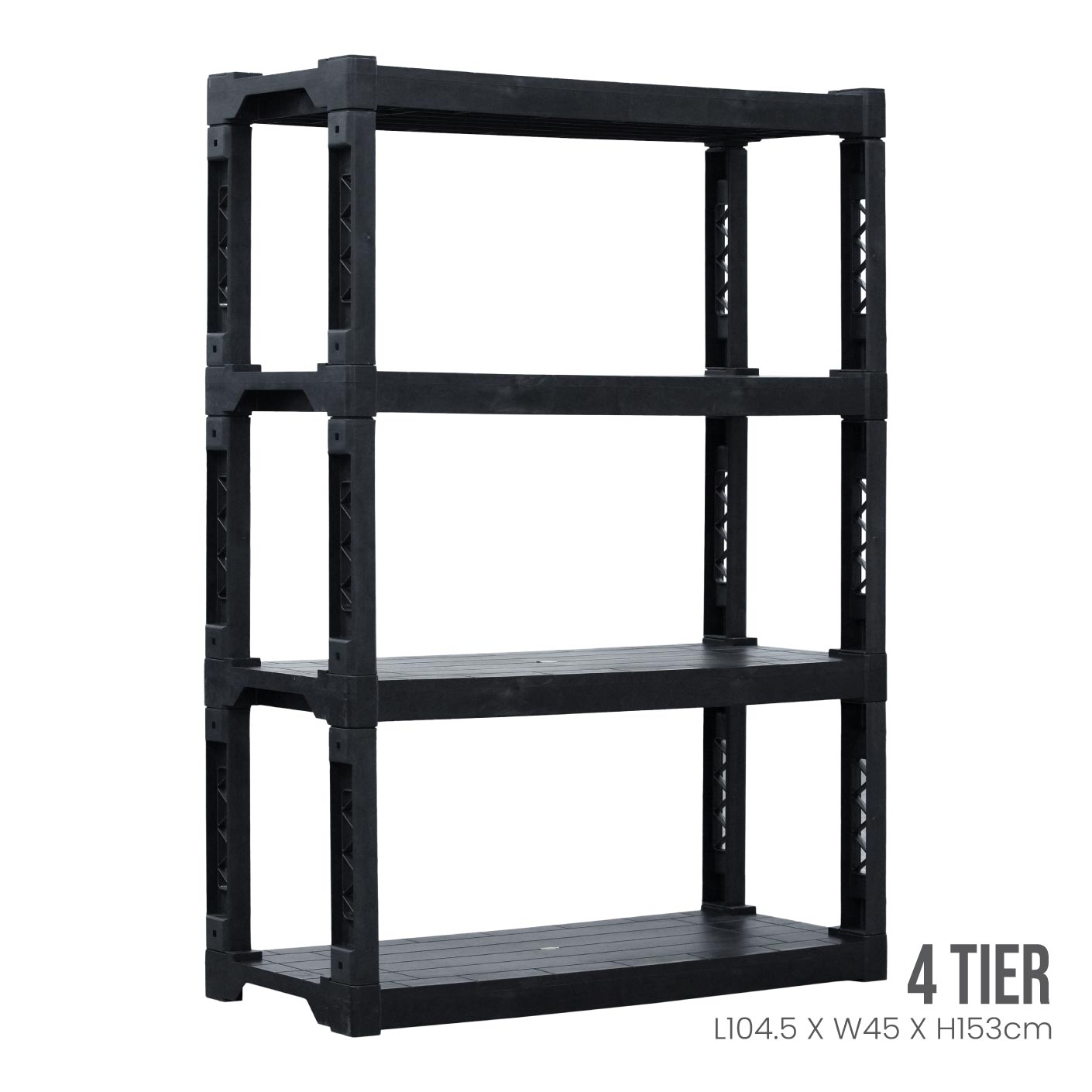 4 TIER L/SHELVING DIY (893-4)