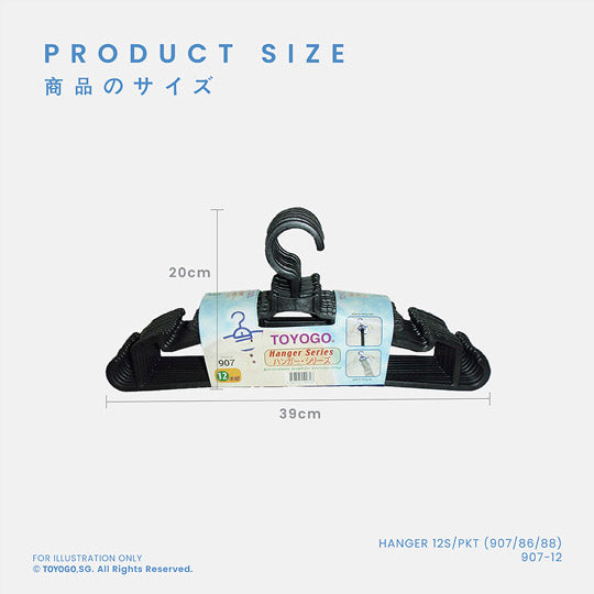 HANGER 12S/PKT (907/86/88) (907-12)