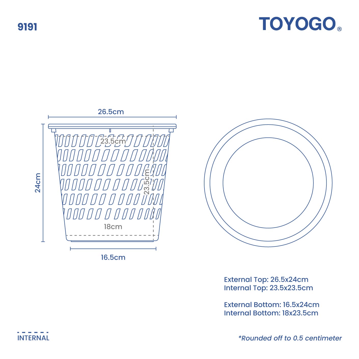 CINDY PAPER BASKET (S) (9191)