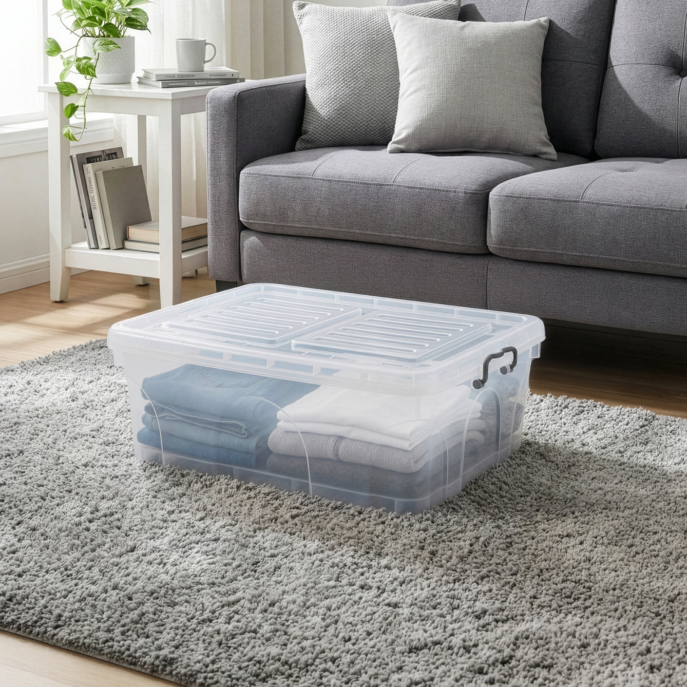 SHUNO STORAGE BOX W WHL - S7 (9808)