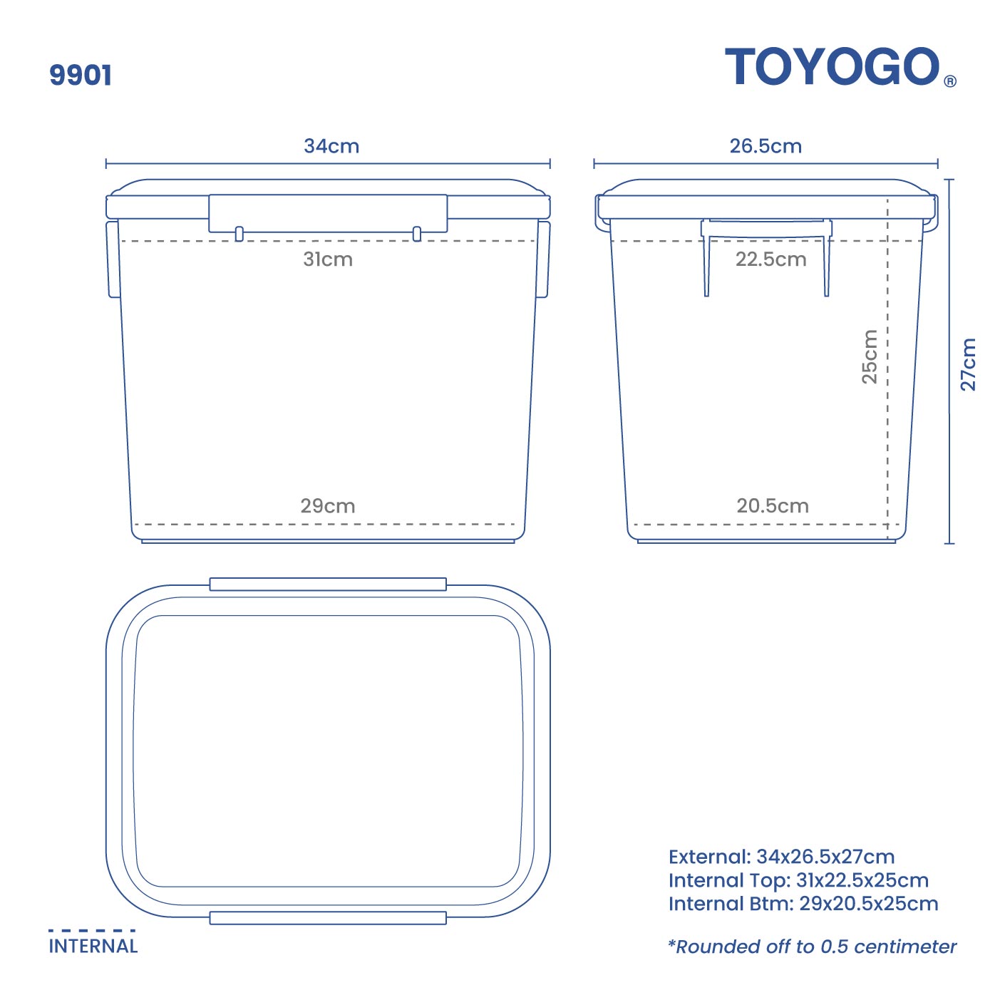 CODY RICE BOX (M) (9901)