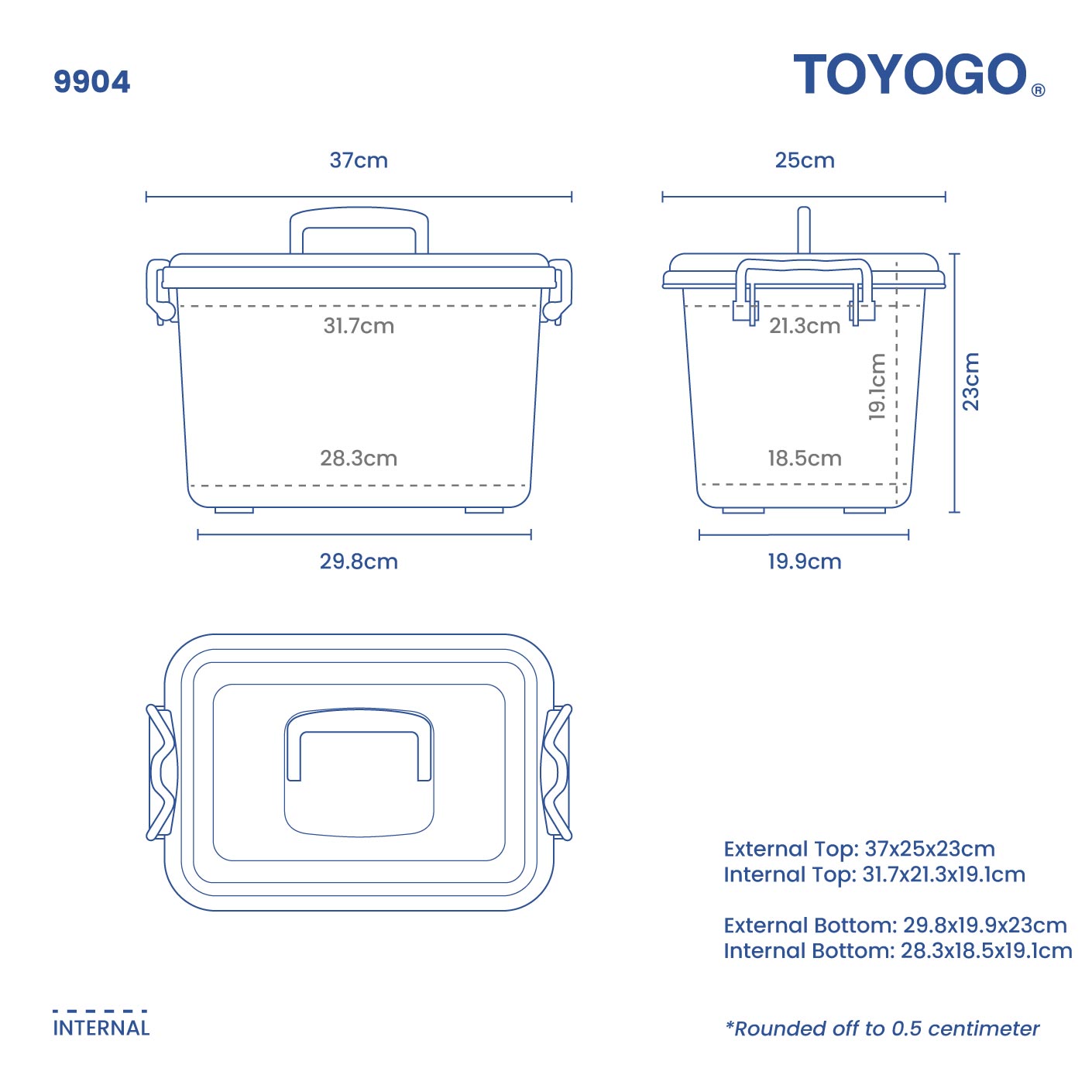 PIN PIN HANDY BOX (M) (9904)