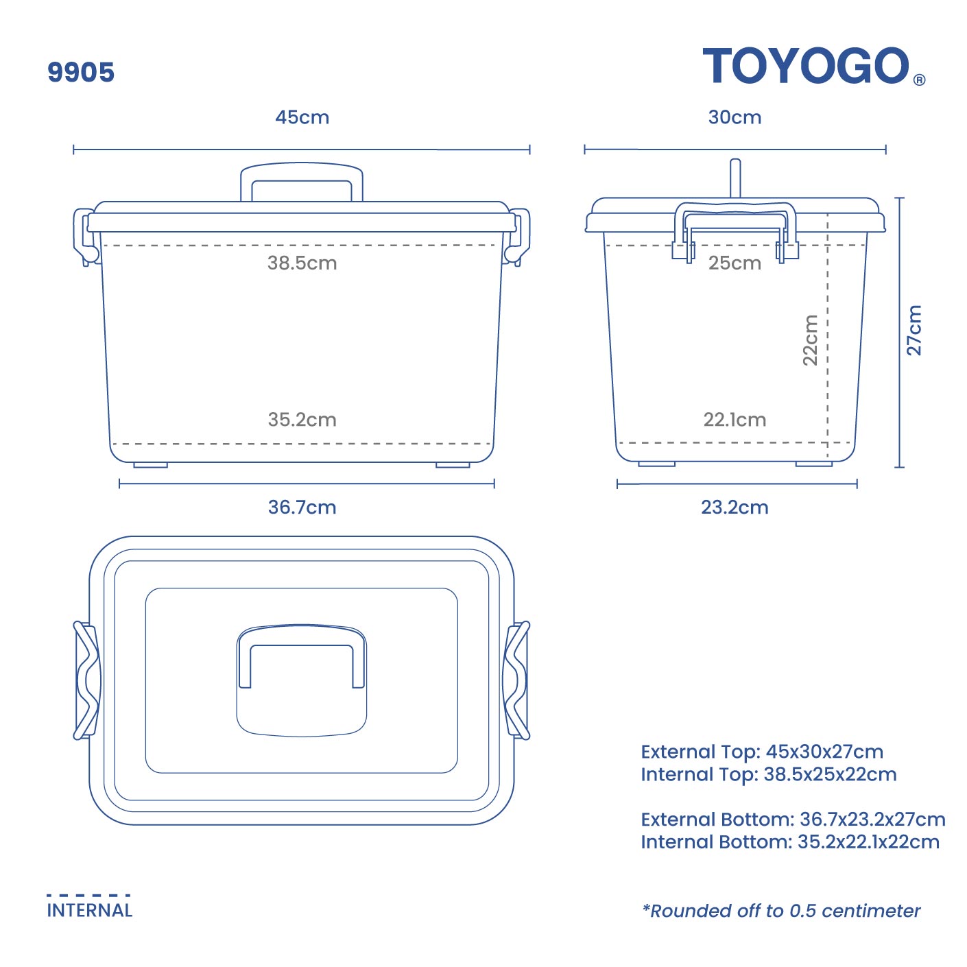 PIN PIN HANDY BOX (L) (9905)